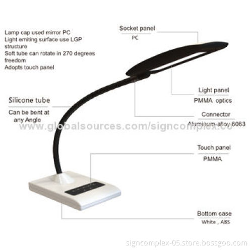 LED Table Light, Used High Quality Silicone Hoses, Adjustable, Various Angle is Available